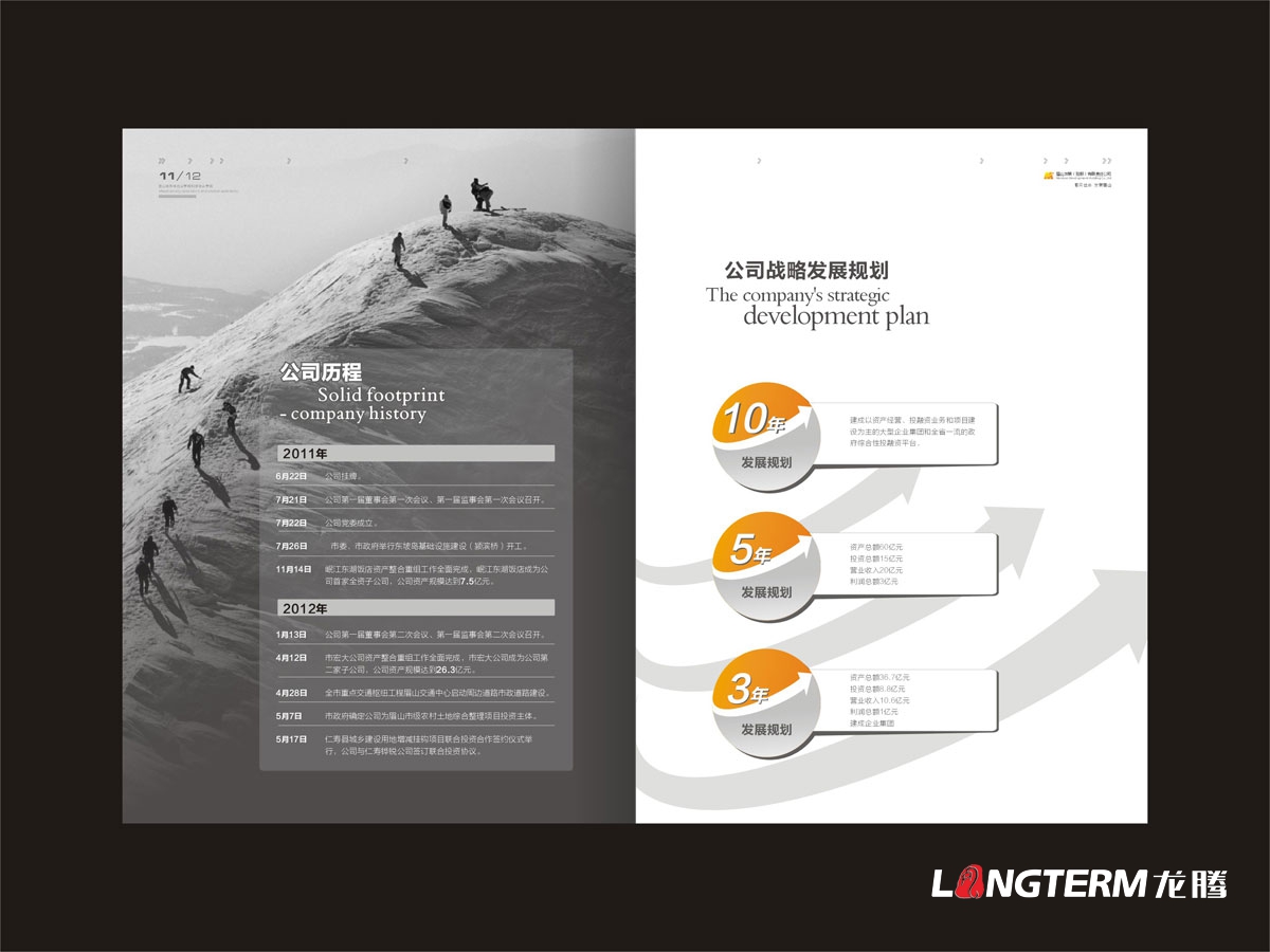 眉山控股公司画册设计|生长控股科技国有独资工业投资公司形象宣传册设计