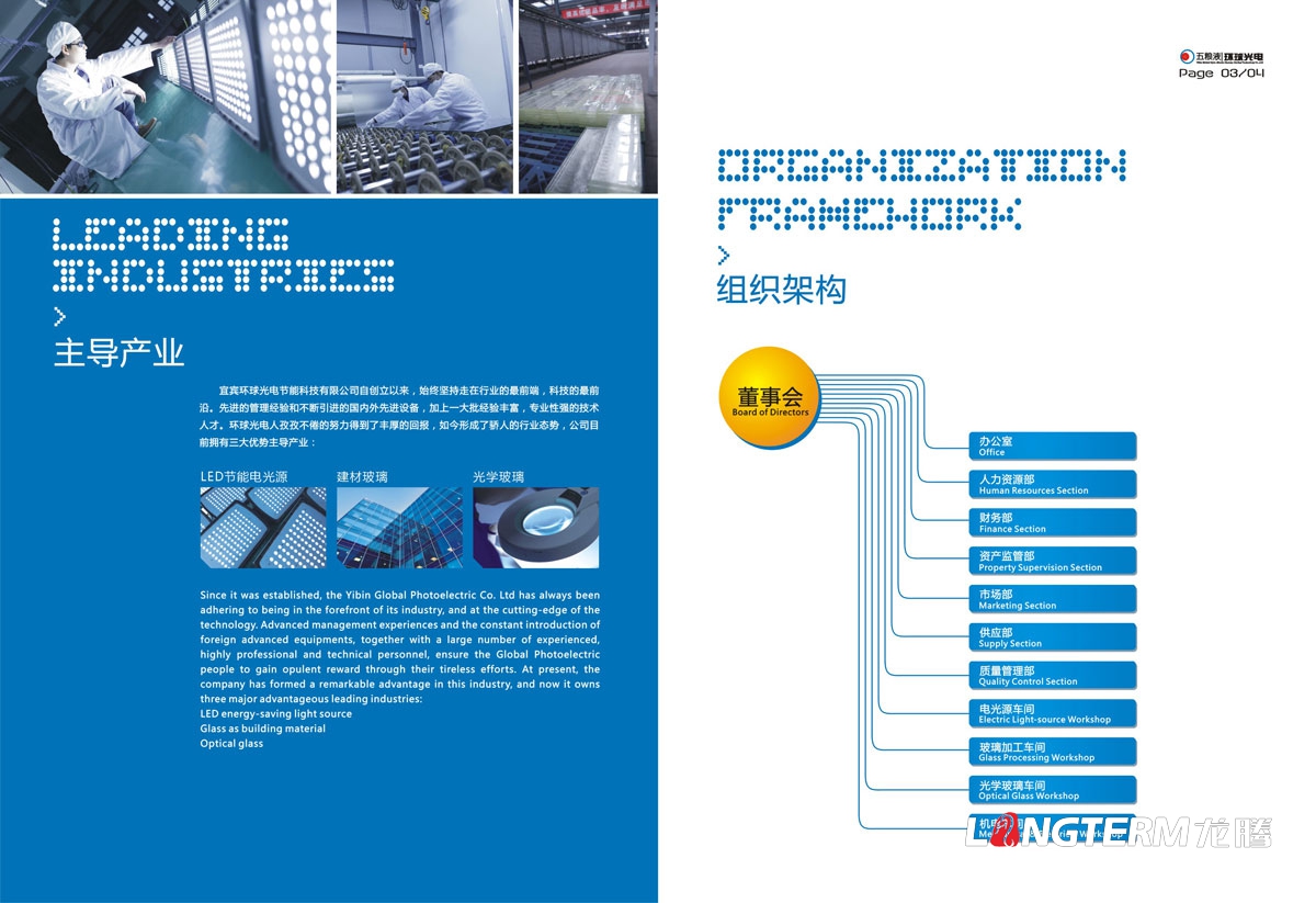 宜宾五粮液举世光电节能科技有限公司形象宣传画册设计|举世集团LED节能电光源商用办公照明宣传册设计